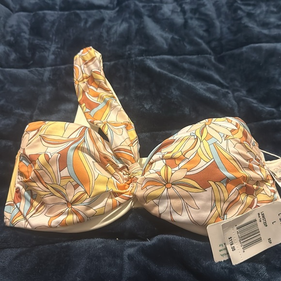 NWT  L*SPACE mick bikini top in soulshine floral - Picture 10 of 15